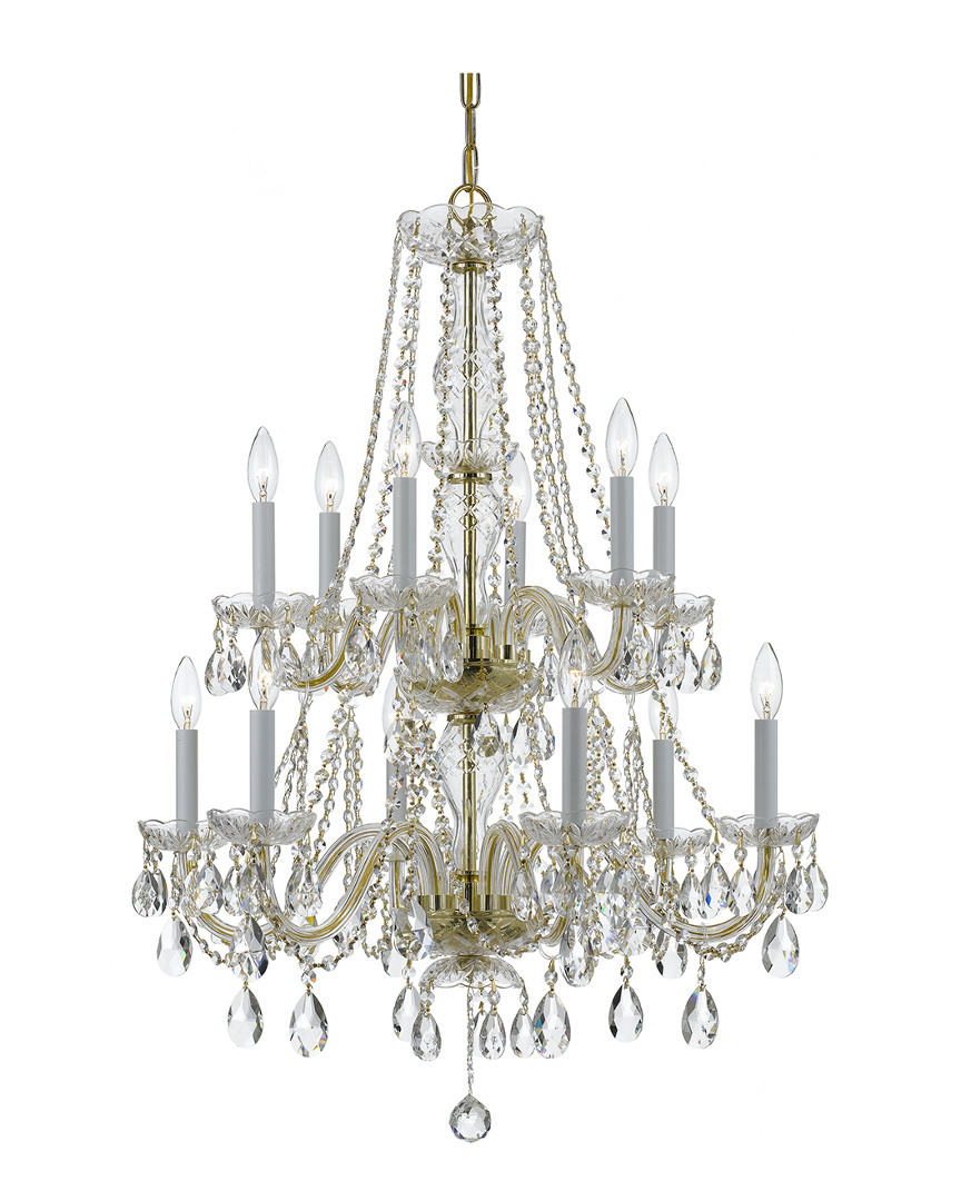 Crystorama 12-light Traditional Crystal Chandelier