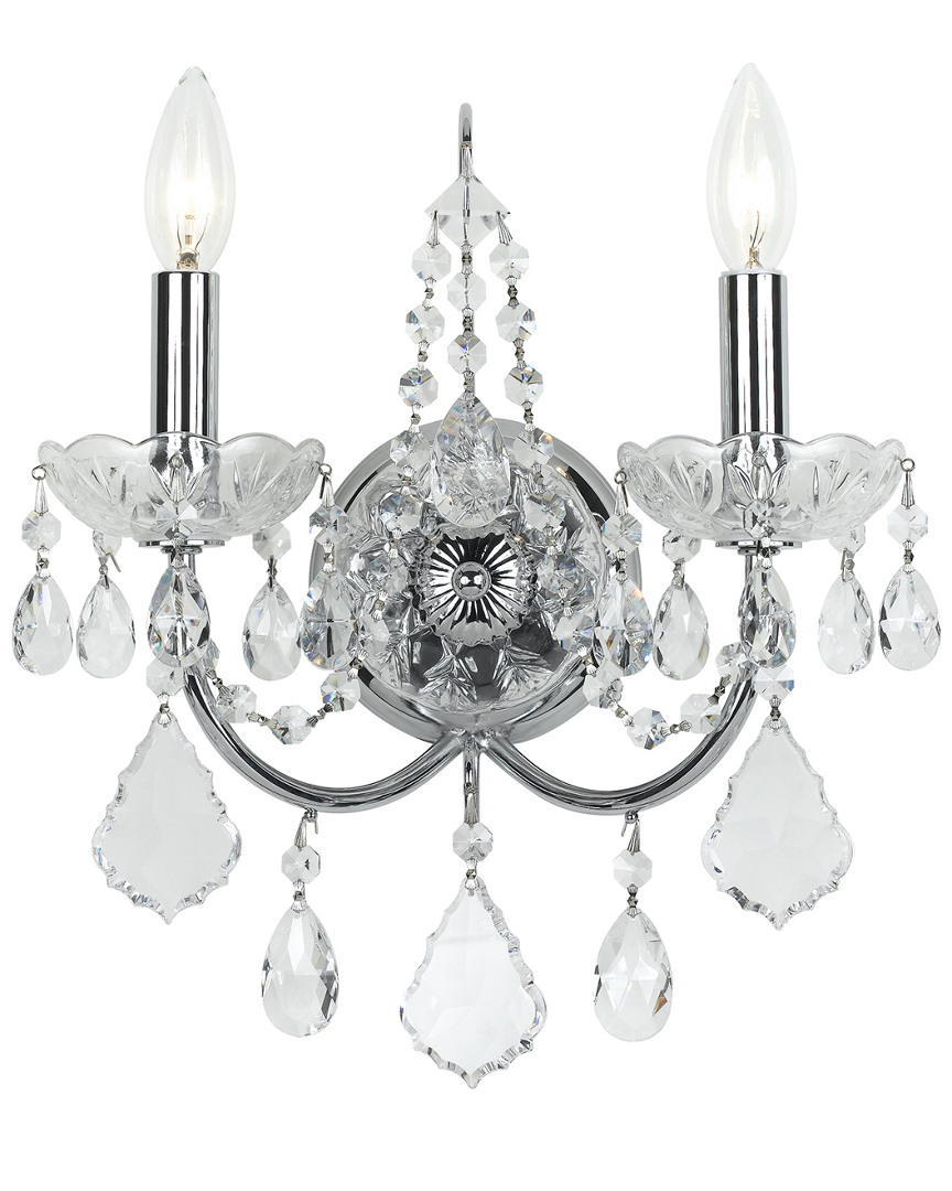 Crystorama 2-light Imperial Sconce In Metallic