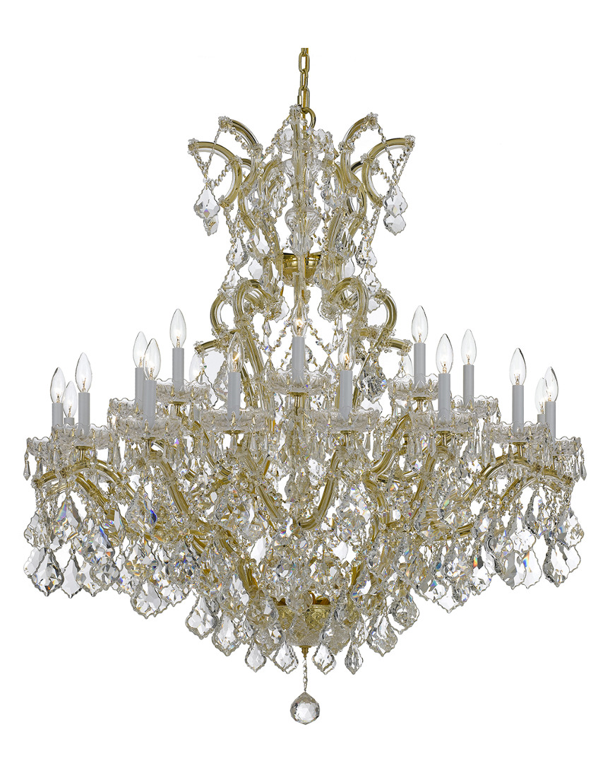 Crystorama 25-light Maria Theresa Chandelier In Gold