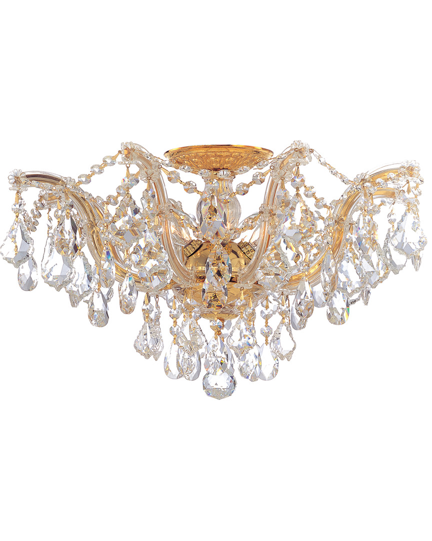 Crystorama 5-light Maria Theresa Flush Mount