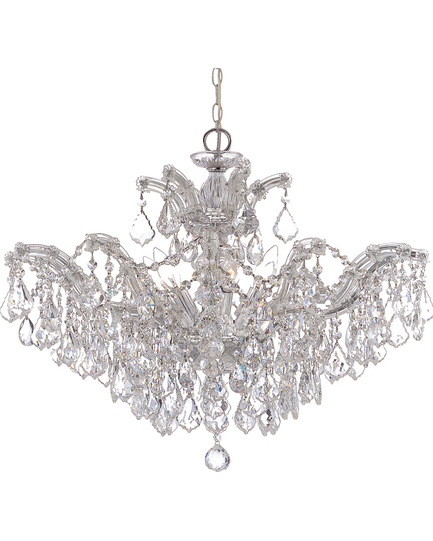 Crystorama 6-light Maria Theresa Chandelier In Metallic