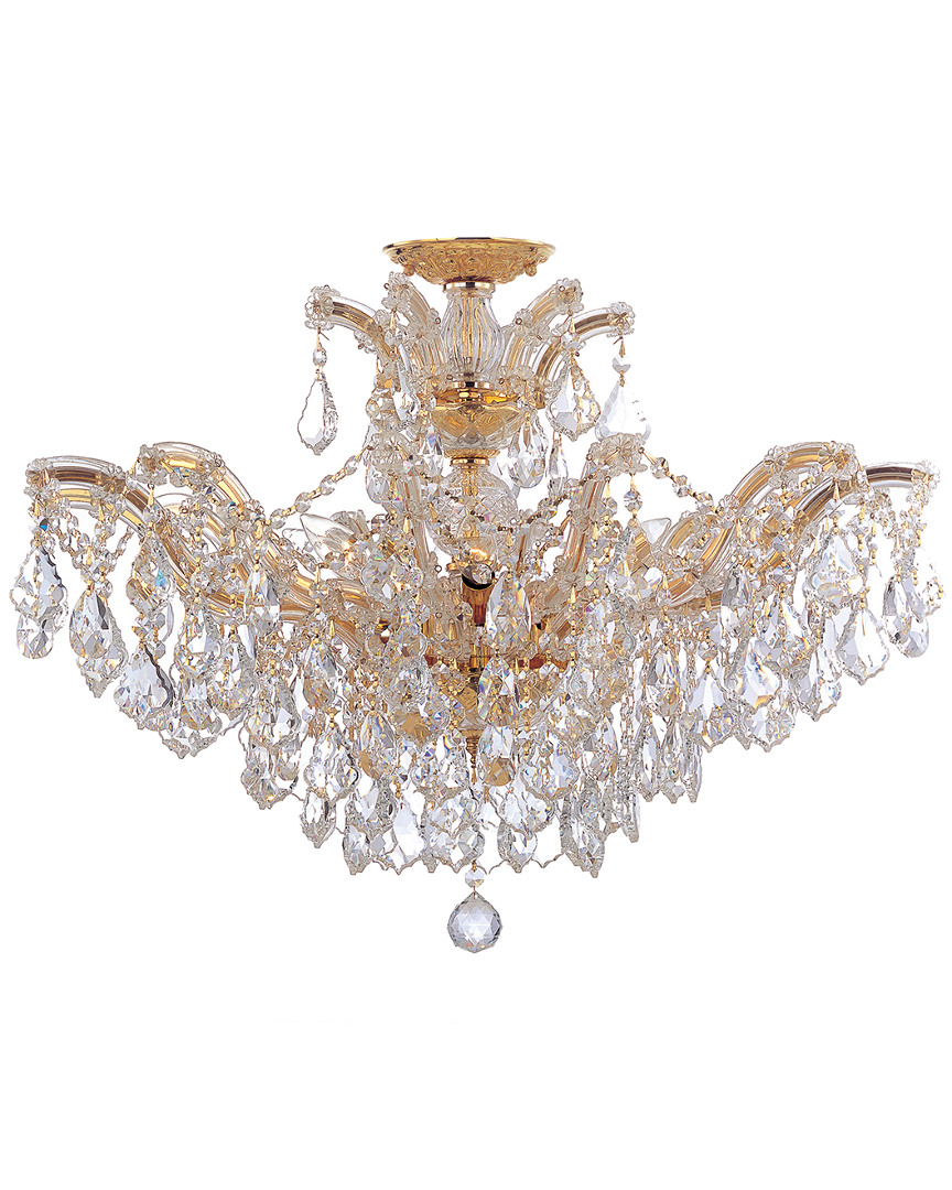 Crystorama 6-light Maria Theresa Semi Flush Mount