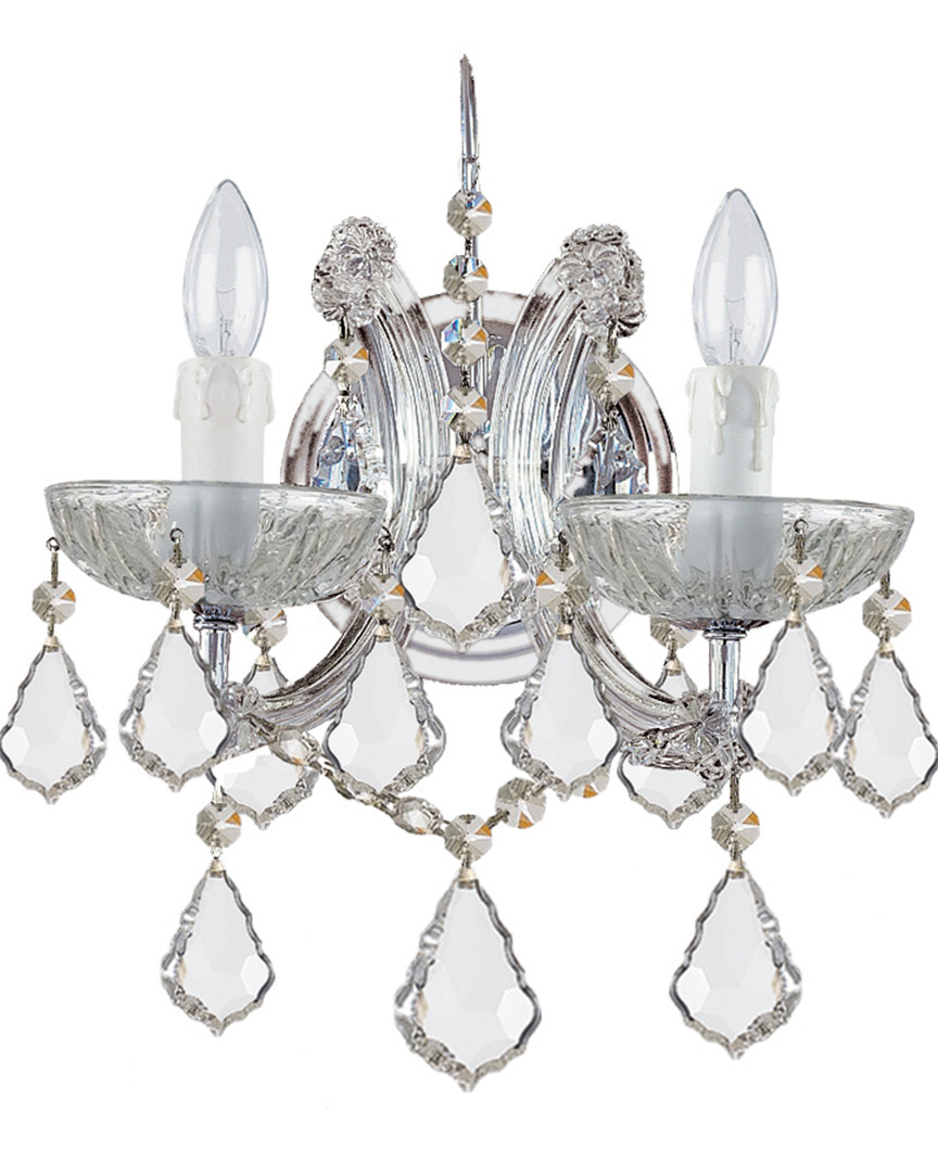 Crystorama 2-light Maria Theresa Sconce