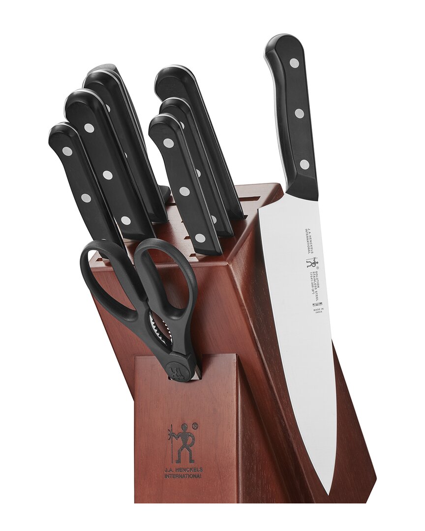 ZWILLING J.A. HENCKELS HENCKELS SOLUTION 10PC KNIFE SET WITH BLOCK