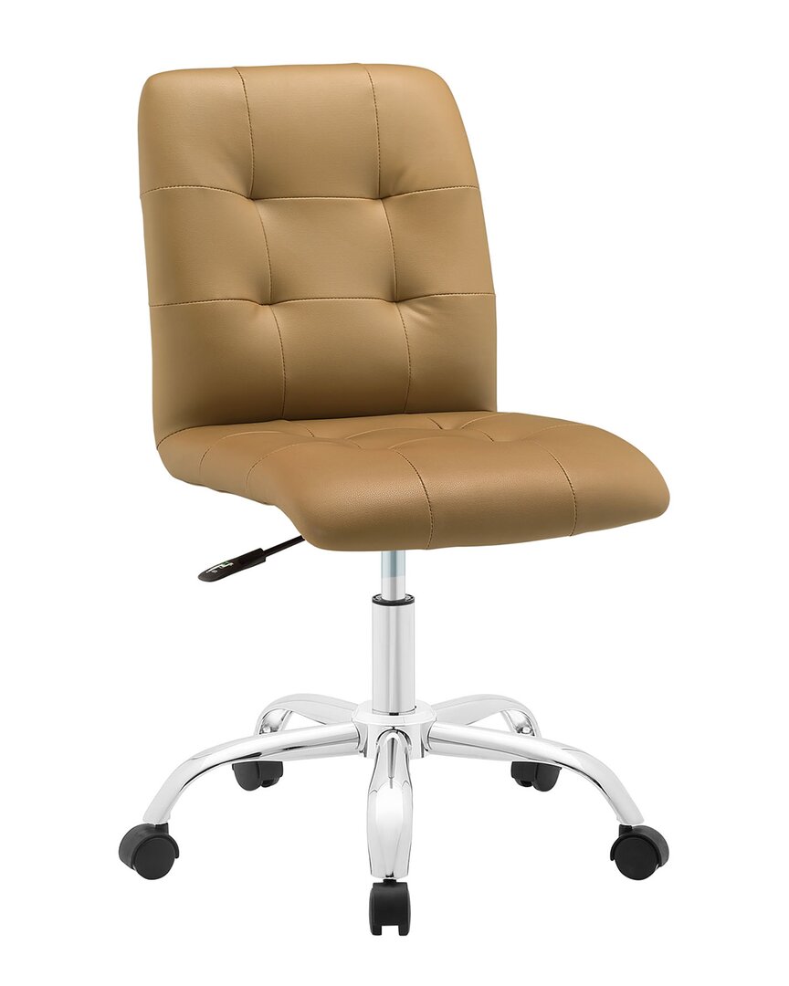 Modway Prim Armless Mid Back Office Chair