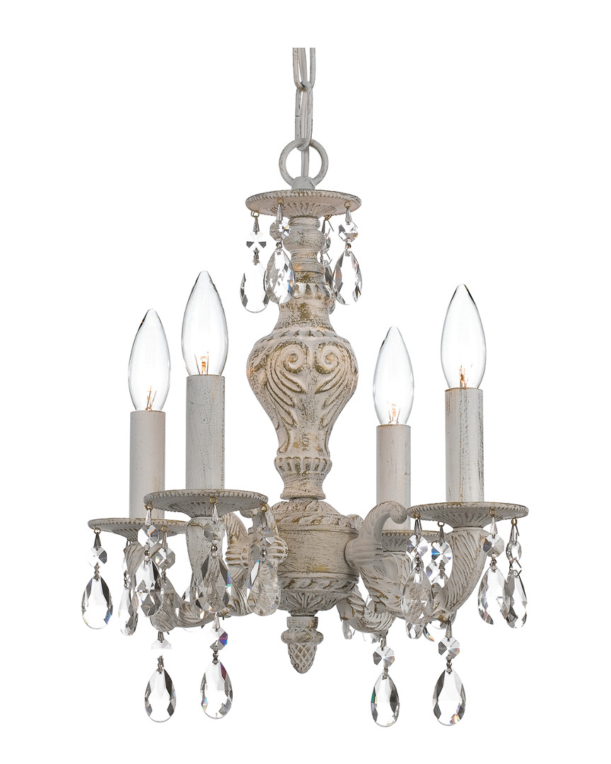 Crystorama 4-light Paris Market Mini Chandelier Hand Cut Crystal