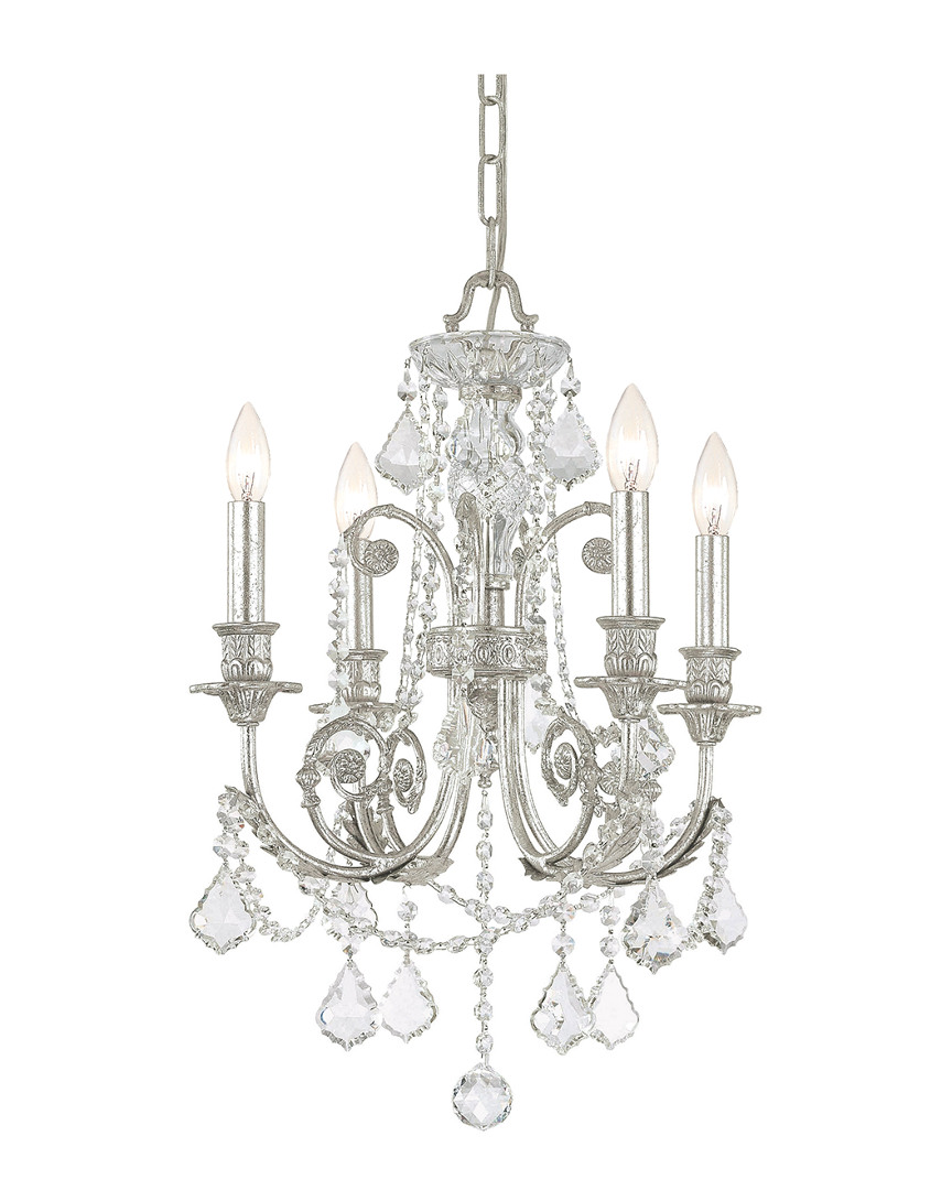 Crystorama 4-light Regis Mini Chandelier Swarovski Spectra Crystal