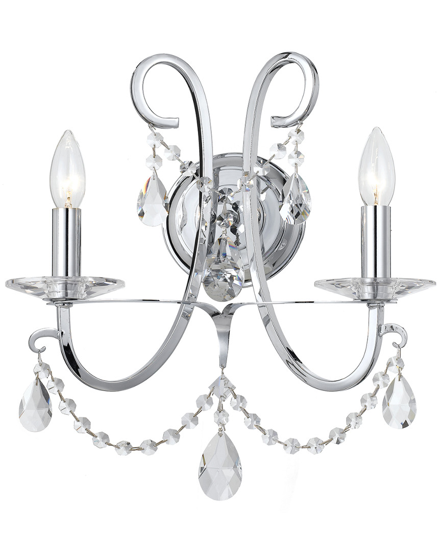 Crystorama 2-light Othello Sconce Swarovski Spectra Crystal