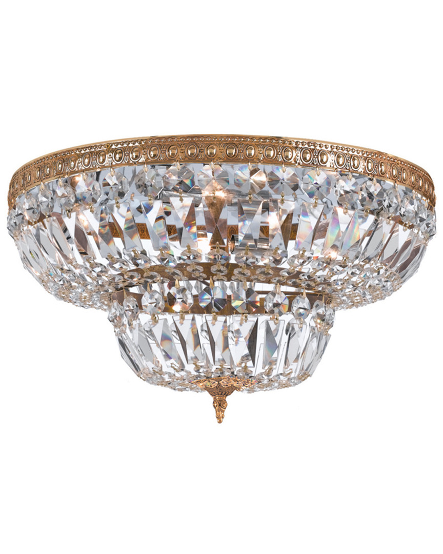 Crystorama 4-light Flush Mount Swarovski Spectra Crystal