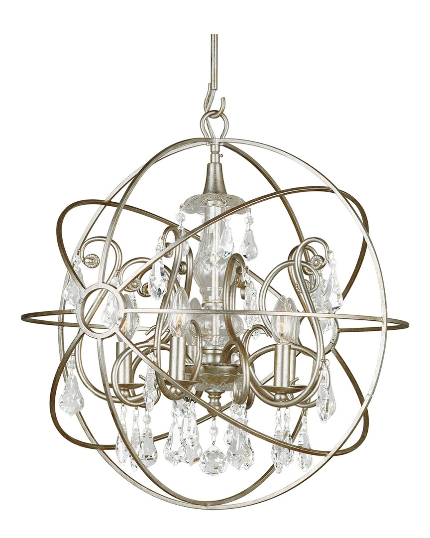 Crystorama 5-light Solaris Chandelier Hand Cut Crystal