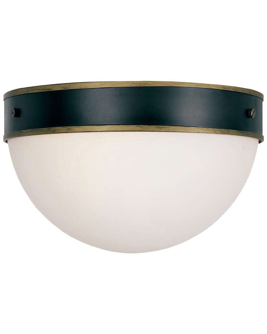 Crystorama 2-light Capsule Outdoor Flush Mount