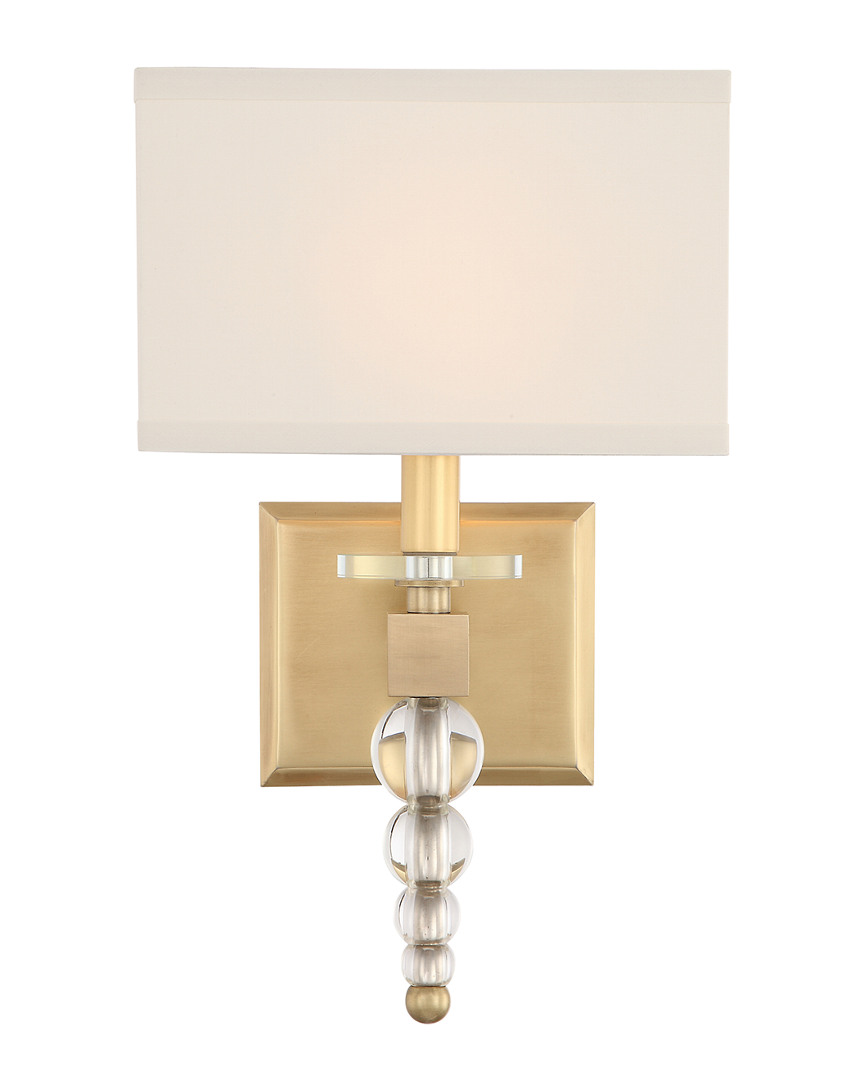 Crystorama 1-light Clover Sconce