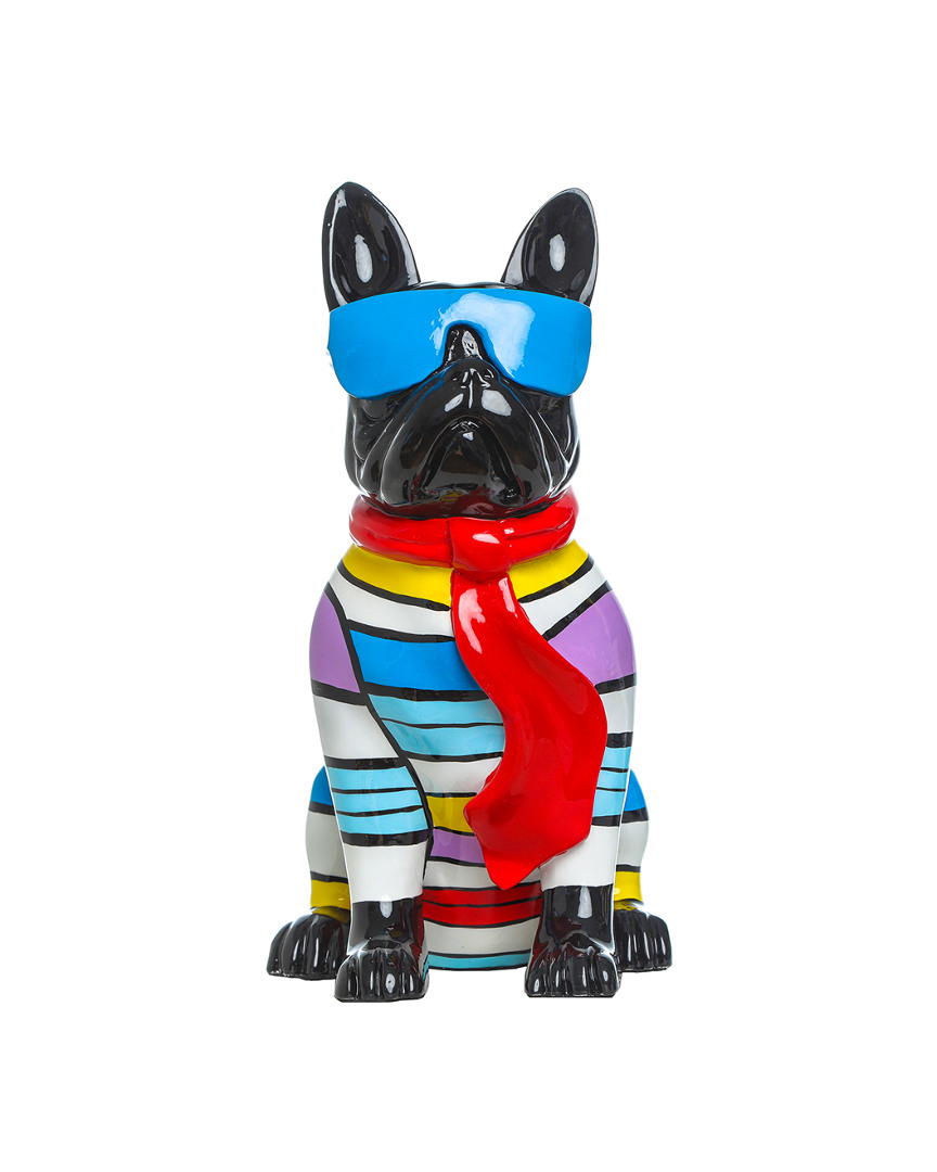 Interior Illusions Plus Stripe Dog With Glasses
