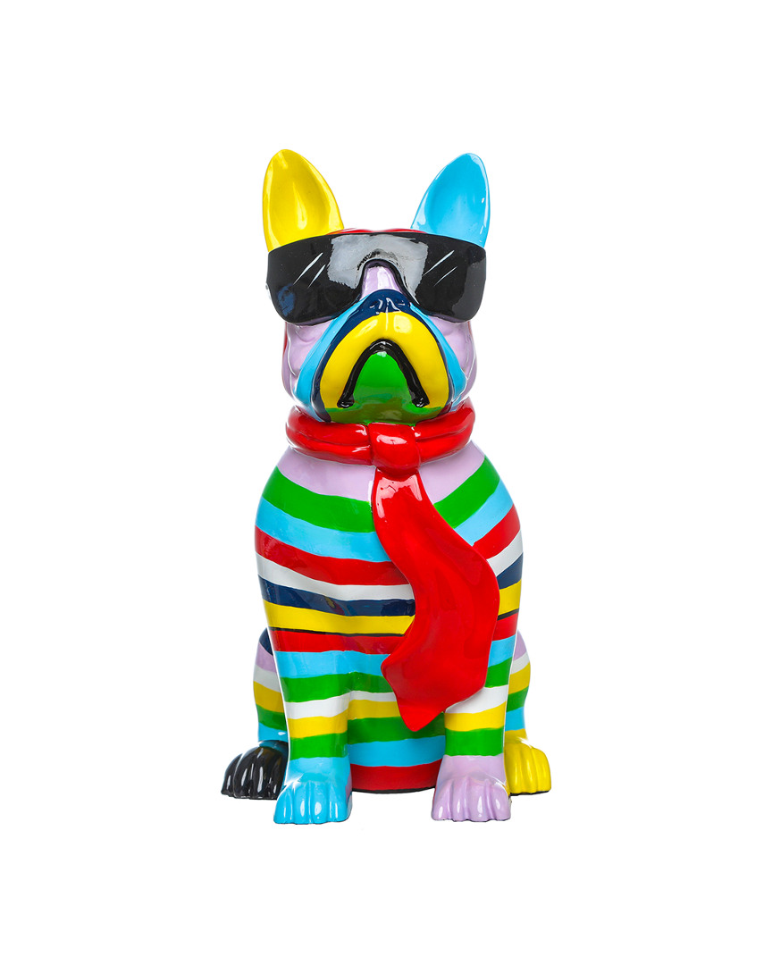 Interior Illusions Plus Stripe Dog With Glasses