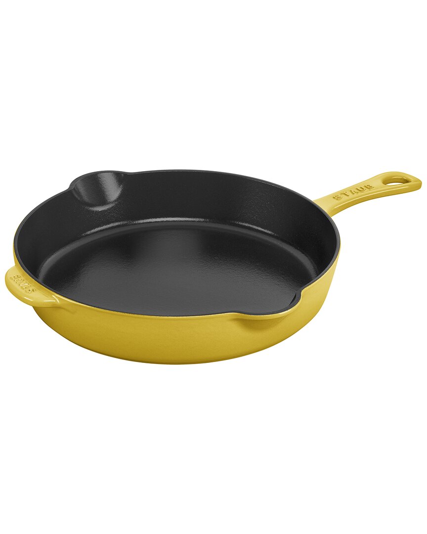 STAUB STAUB CAST IRON 8.5IN CITRON TRADITIONAL DEEP SKILLET 