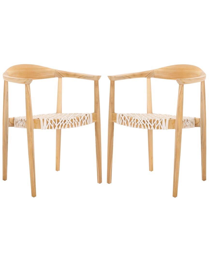 Safavieh Set Of 2 Bandelier Stacking Dining Chairs