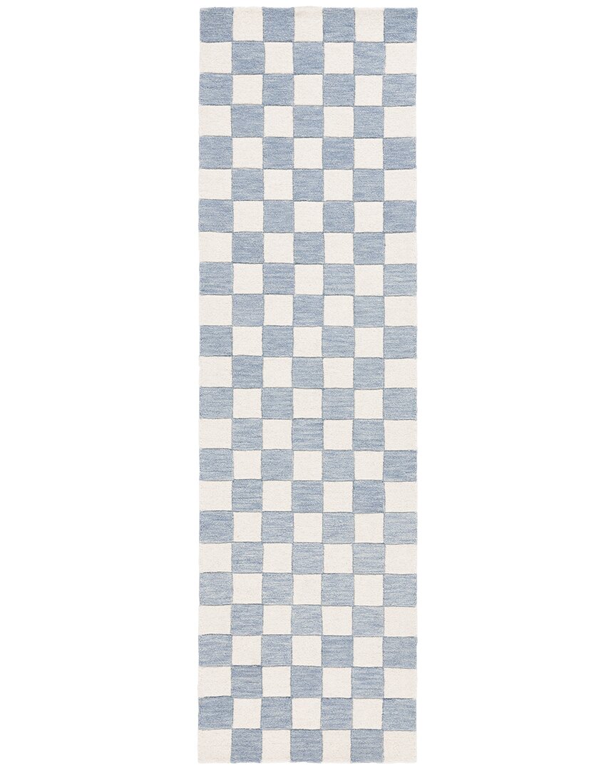 Martha Stewart Wool & Cotton Rug In Blue
