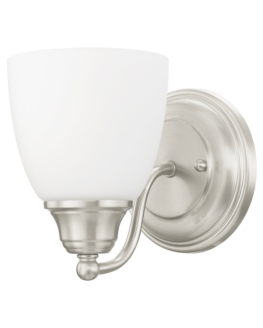 Livex Lighting Somerville 1-light Brushed Nickel Wall Sconce