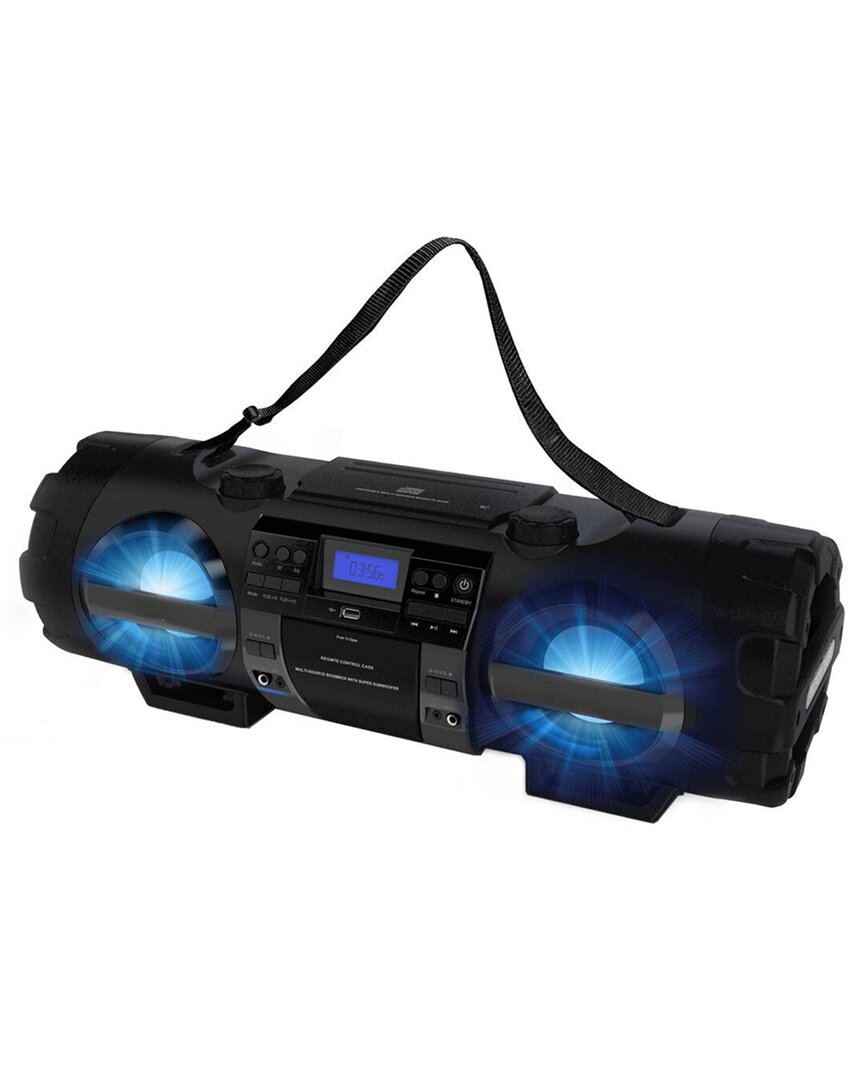 Emerson Dual Subwoofer Bluetooth Boombox