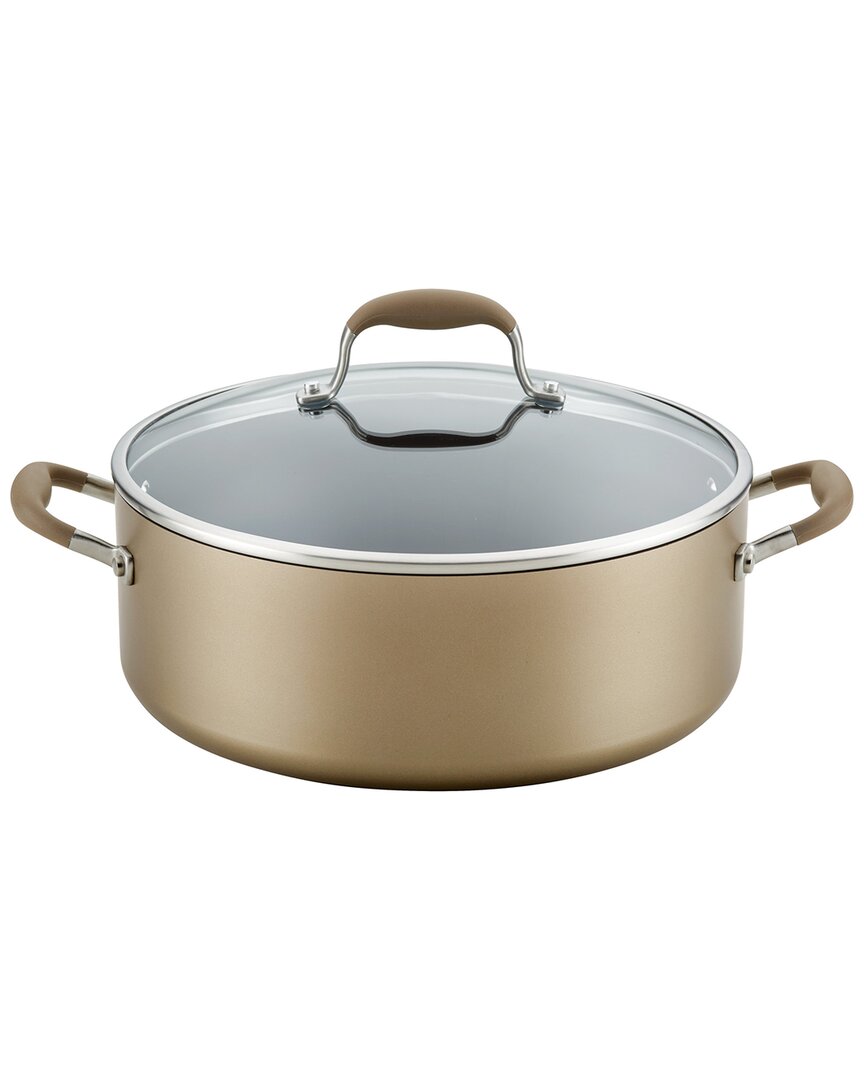 Anolon Advanced Home 7.5qt Hard-anodized Nonstick Wide Stockpot With Lid