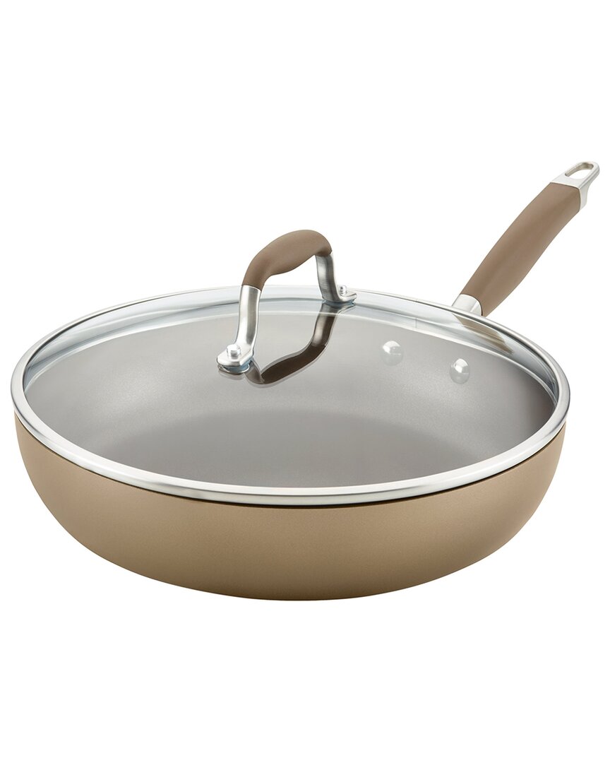 Anolon Advanced Home 12in Hard-anodized Nonstick Deep Frying Pan With Lid
