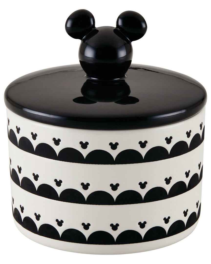 Disney Home Monochrome Medium Ceramic Canister With Lid