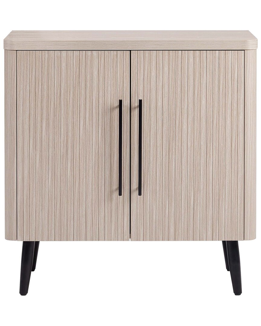 Manhattan Comfort Mid Century-modern Jodie Accent Cabinet In White