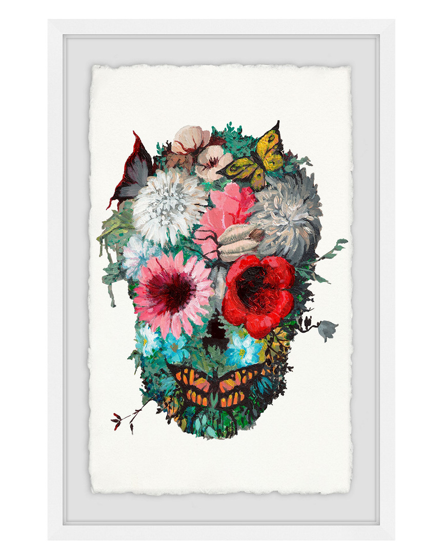 Marmont Hill Vibrant Flower Skull