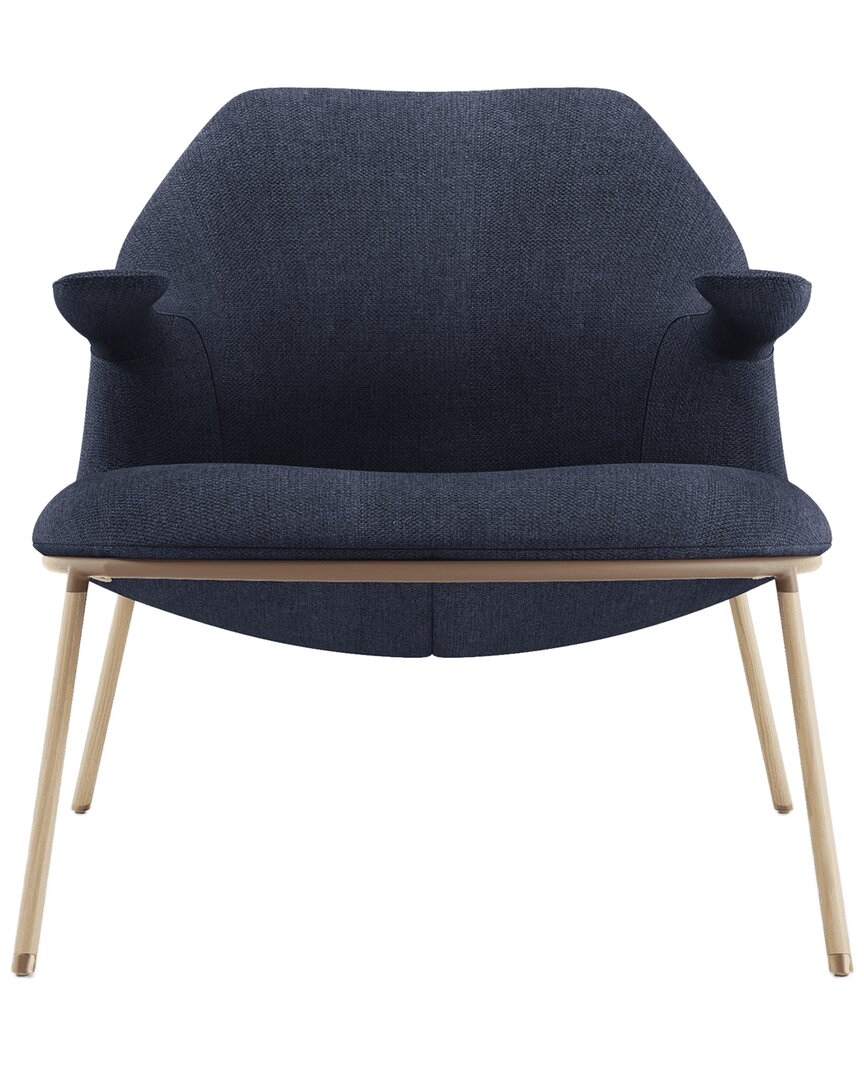 Shop Modloft Gansevoort Lounge Chair In Blue