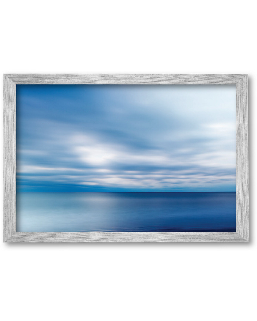 Courtside Market Wall Decor Blue Horizon Wrapped Canvas Wall Art