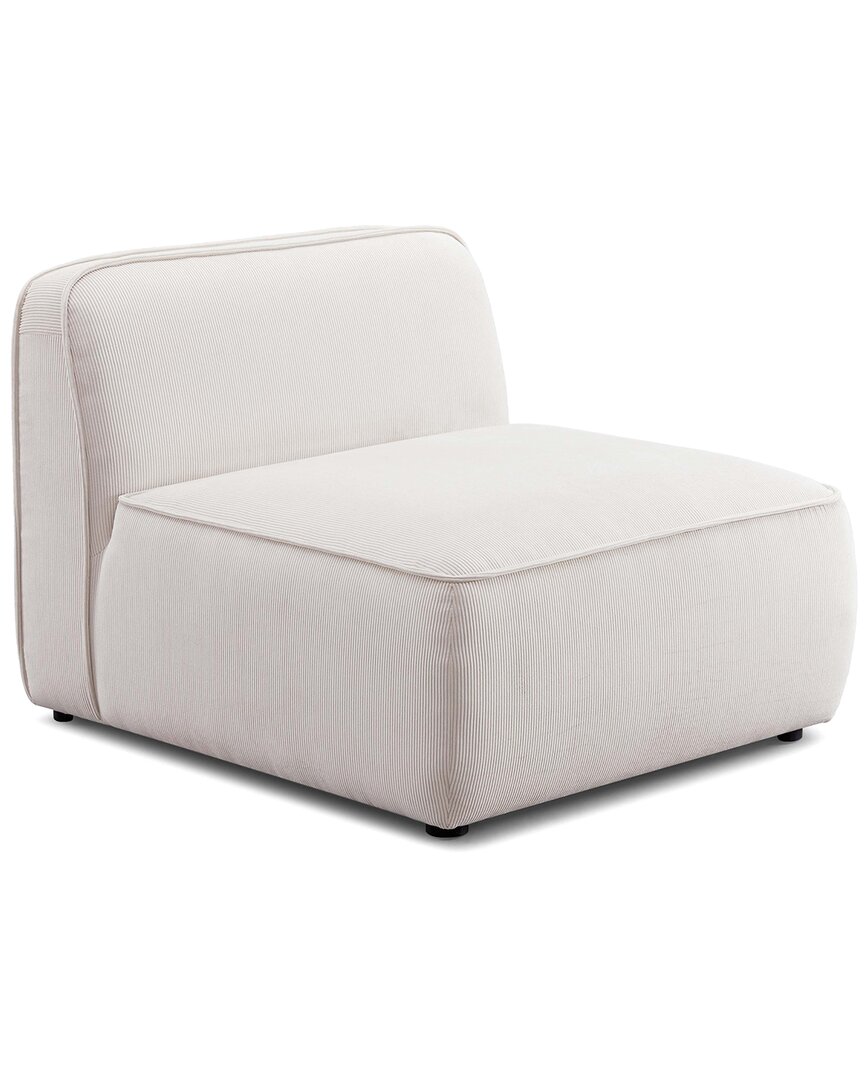 Tov Furniture Travie Performance Corduroy Velvet Armless Chair