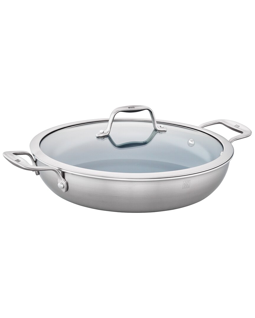 Zwilling J.a. Henckels Zwilling Spirit 3-ply 4qt Stainless Steel Ceramic Nonstick Braiser