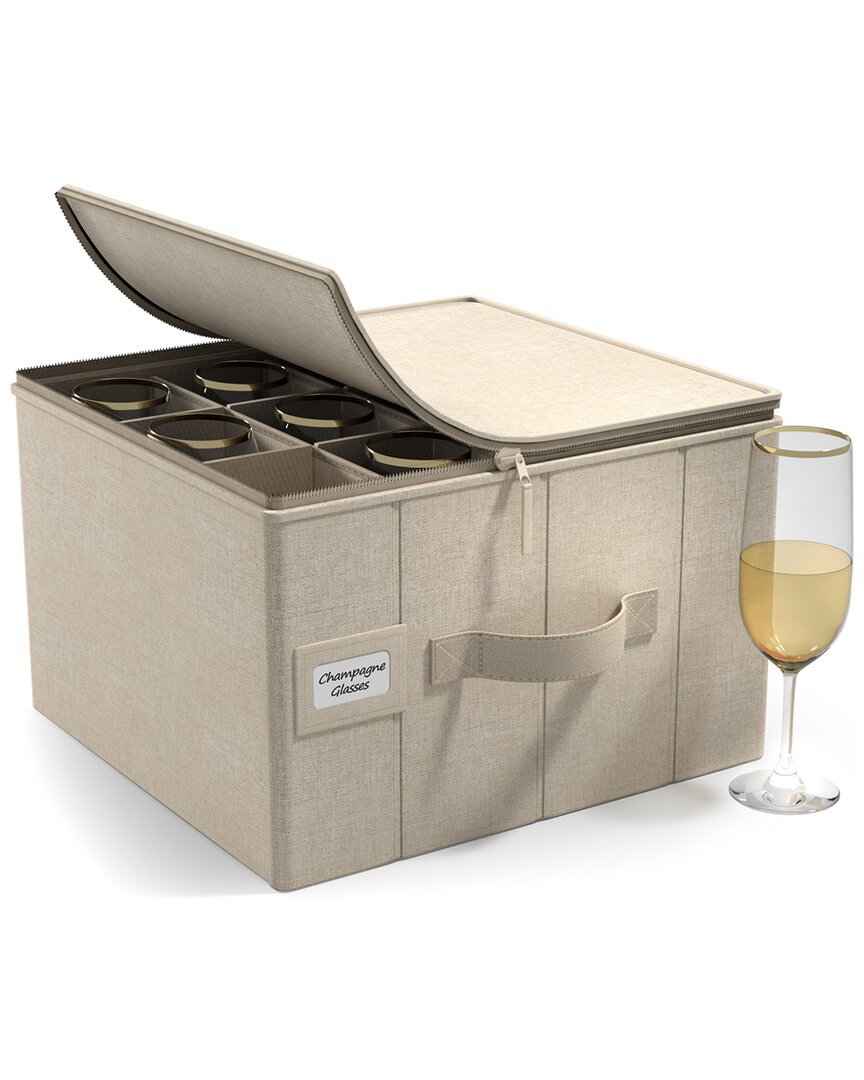 Sorbus China Storage Dinnerware Organizer In Neutral