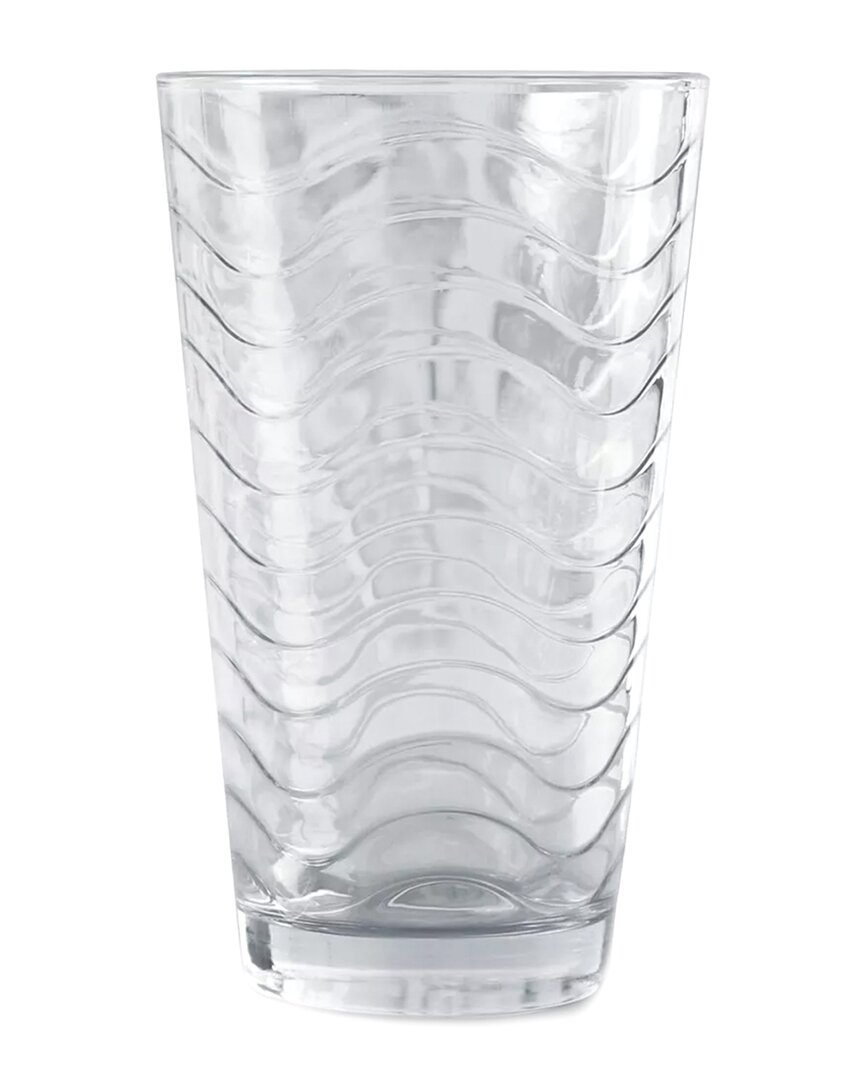 Jay Imports Pulse Set Of Six 15.75oz Cooler Glasses In Transparent