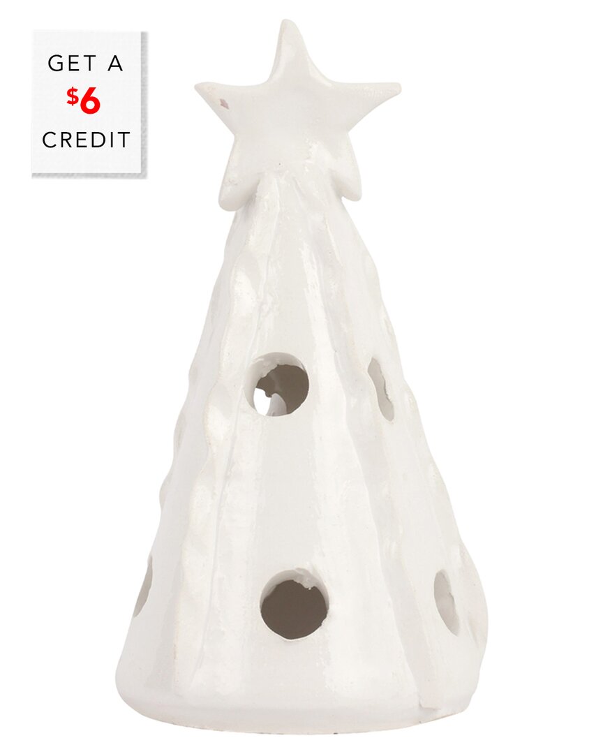 Vietri Foresta Mini Ribbon Tree Christmas Decor
