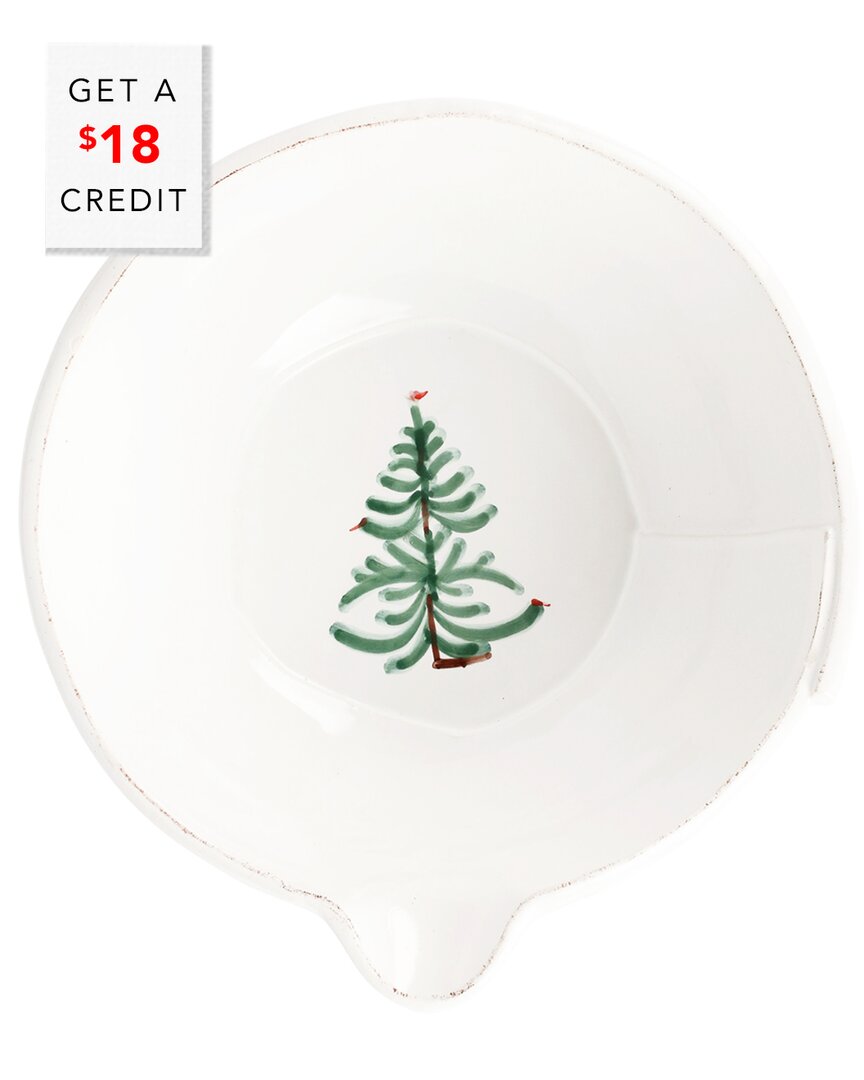 Vietri Lastra Holiday Medium Mixing Bowl With $15 Credit