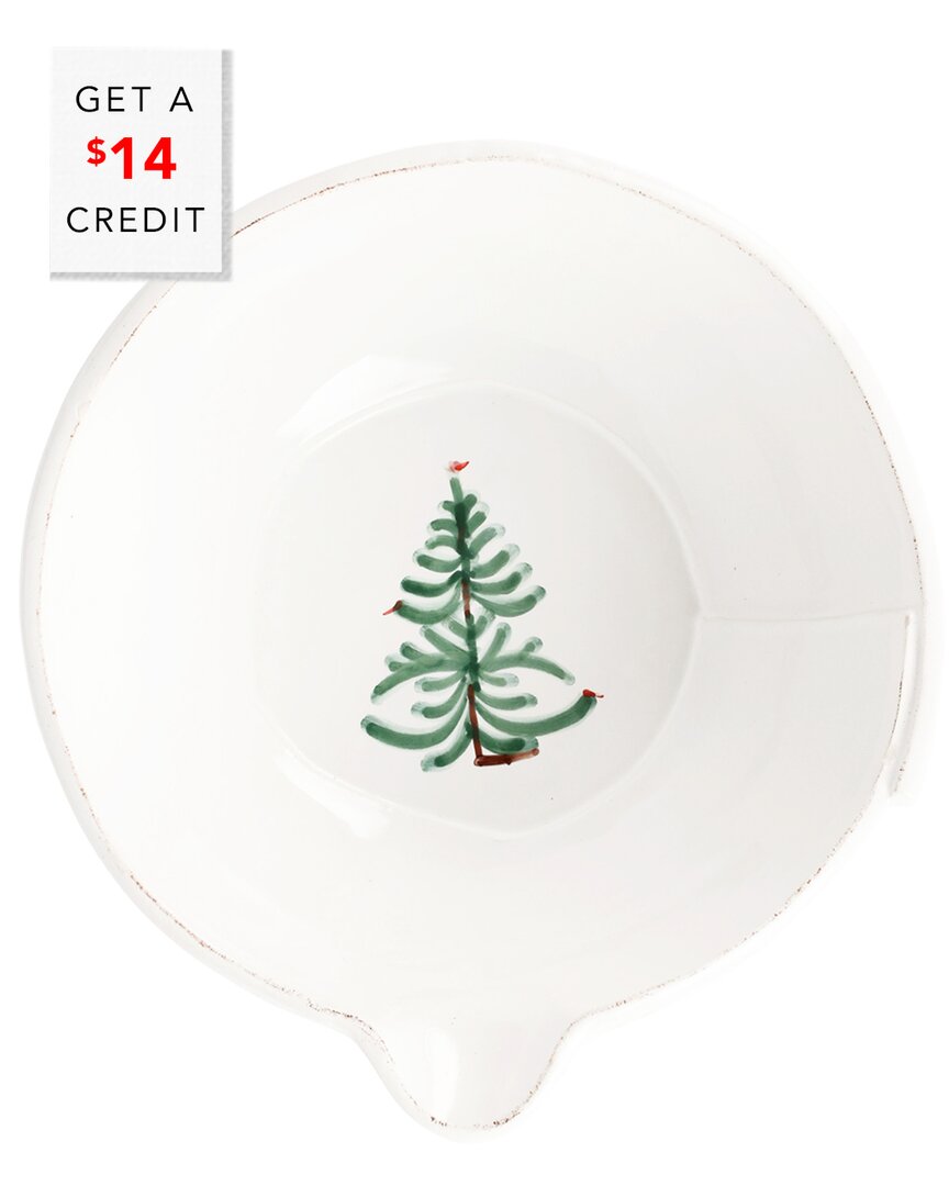 Vietri Lastra Holiday Small Mixing Bowl With $12 Credit