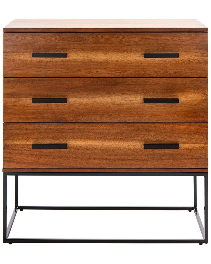 Safavieh Marquise 3-drawer Chest In Brown
