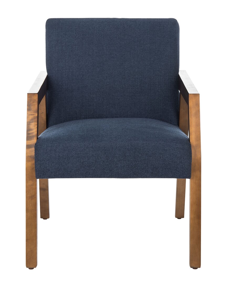 Safavieh Olyvar Arm Chair In Navy