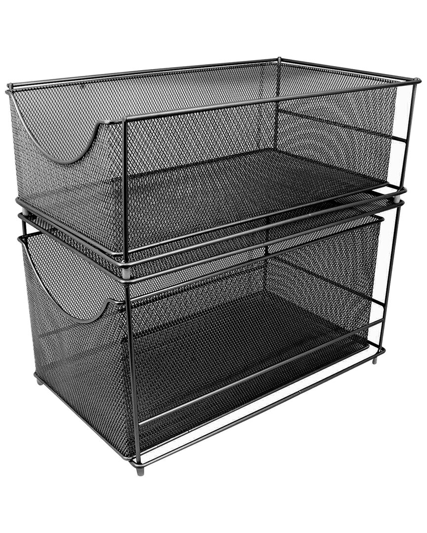 Shop Sorbus Mesh Steel Cabinet Organizer Set With 2 Pull