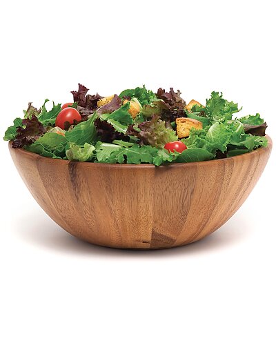 Lipper Acacia Flair Bowl
