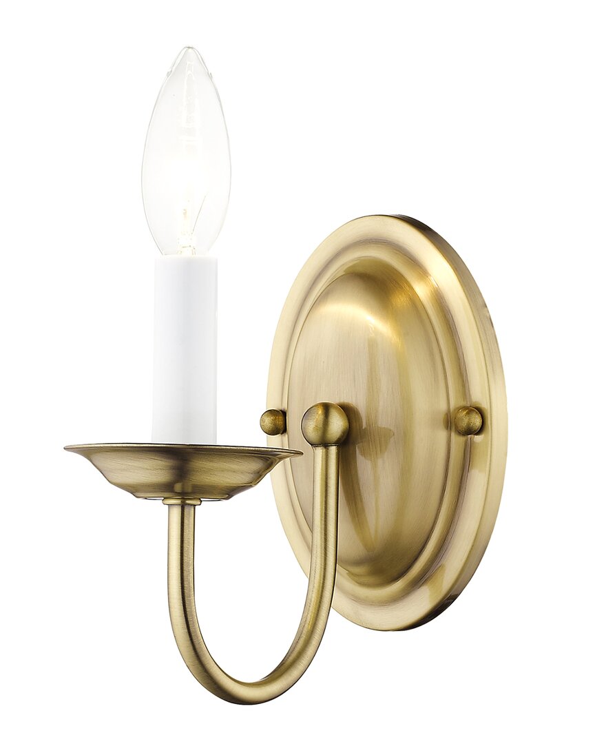Livex Lighting 1-light Wall Sconce In Gold