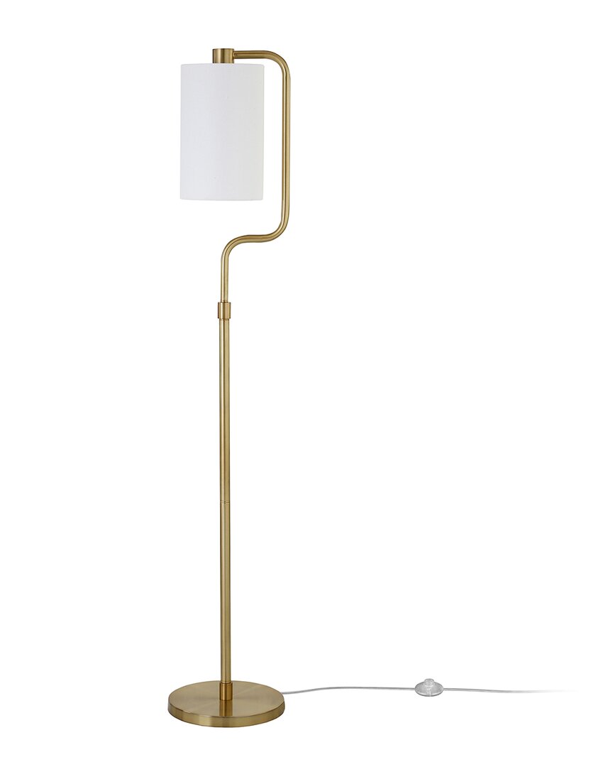 Abraham + Ivy Rotolo Brass Floor Lamp In Gold