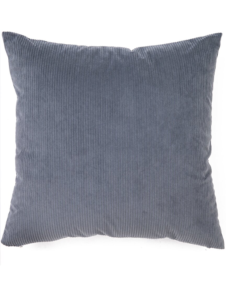 Freshmint Erephein Ribbed Pillow In Gray