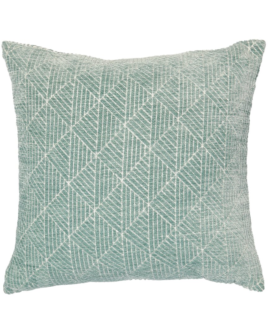 Freshmint Logan Geometrico Reversible Chenille Pillow