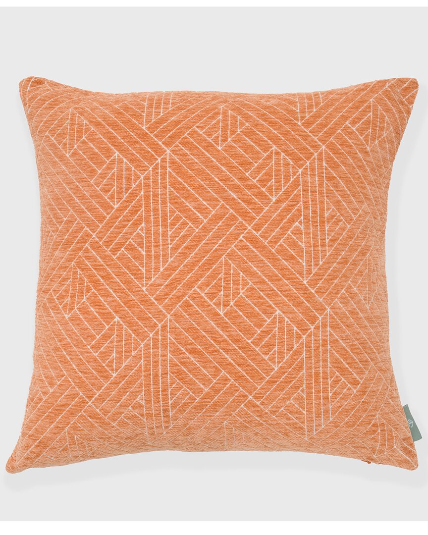 Freshmint Anke Woven Geometric Pillow