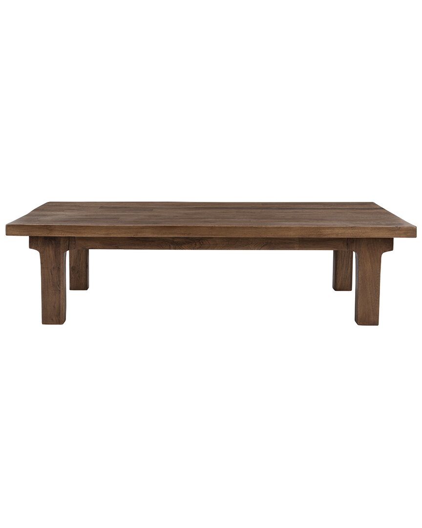 Classic Home Carmel Reclaimed Wood Rectangle Coffee Table