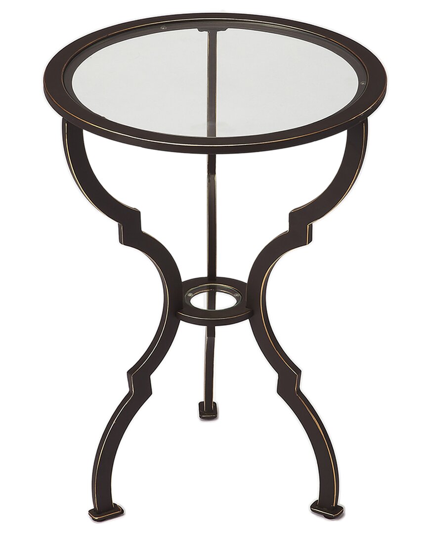 Butler Specialty Company Yvonne Metal Accent Table In Black
