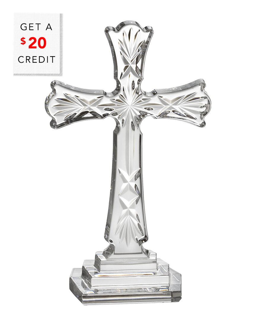 Waterford 8in Spirituality Standing Cross With $20 Credit