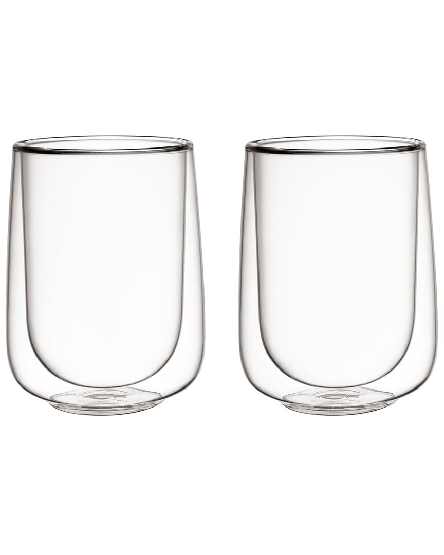 Villeroy & Boch Set Of 2 Artesano Hot & Cold Beverage Latte Glass Xl